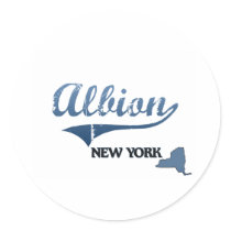 Albion New York City Classic Round Sticker