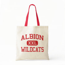 Albion - Wildcats - Middle - Albion Michigan Canvas Bags