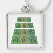 Albite-Al-Bi-Te-Aluminium-Bismuth-Tellurium Key Chain