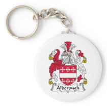 Alborough Family Crest Keychain