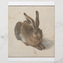 Albrecht Dürer - Hare Flyer Design