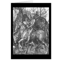Albrecht Durer Knight Death and the Devil Card