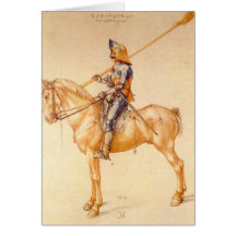 Albrecht Durer - Rider in the armour Card