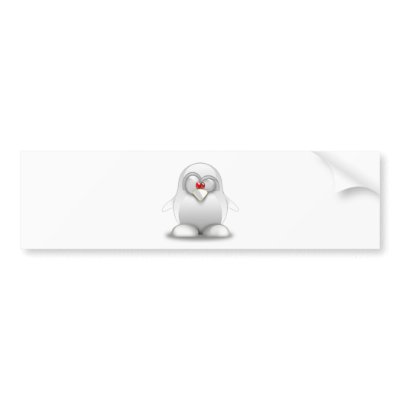 Albunotux Bumper Sticker by Linuxgeneration