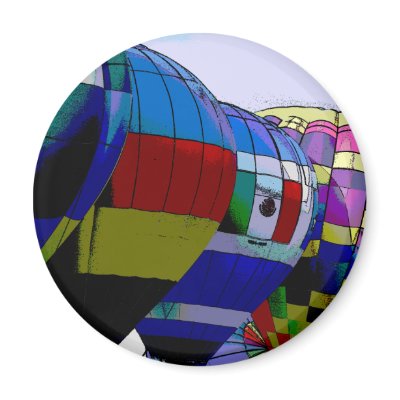 Albuquerque Balloon Fiesta Refrigerator Magnet by Second_Half