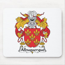Albuquerque Family Crest Mouse Mats