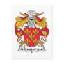 Albuquerque Family Crest Post Cards