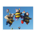 Albuquerque Hot Air  Balloon Bees Postcard