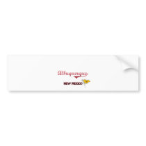 Albuquerque New Mexico City Classic Bumper Sticker