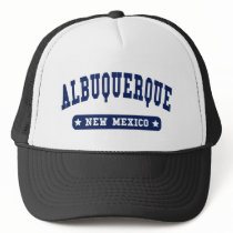 Albuquerque New Mexico College Style t shirts Mesh Hat