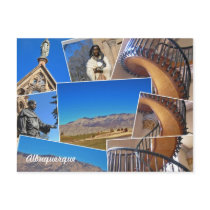 Albuquerque Santa Fe Collage, New Mexico Postcards