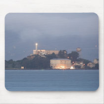 Alcatraz at Dawn Mouse Mat