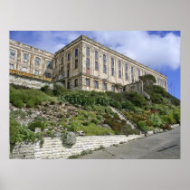 ALCATRAZ CELL HOUSE WEST FACADE POSTERS