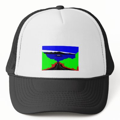 Alcatraz Island Mesh Hat by lonvig