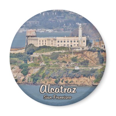 Alcatraz Island Fridge Magnets by malibuitalian