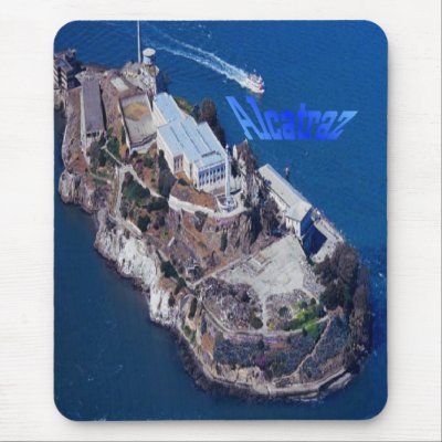Alcatraz Island (prision) mousepad by design_girl