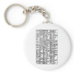 Alchemical Symbols 17th Century keychains