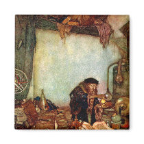 Alchemist and His Gold by Edmund Dulac Magnet