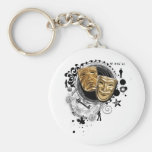 Alchemy of Acting Drama Masks Key Chain