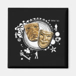 Alchemy of Acting Drama Masks Magnets