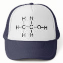Alcohol - Chemical Formula hats