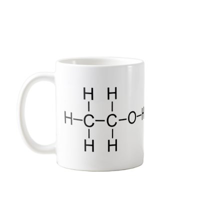 Alcohol - Chemical Formula Mug by Thinkdifferent