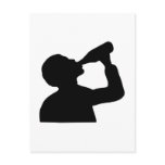 Alcohol drinking post cards