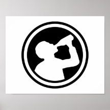 Alcohol drinking print