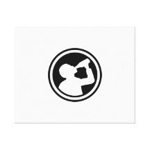 Alcohol drinking stretched canvas print