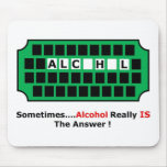 alcohol full mouse pad