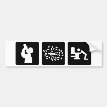 alcohol picture icon bumper stickers