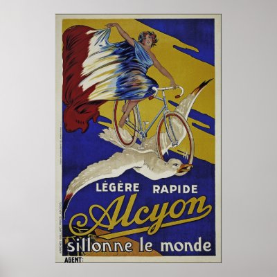 Alcyon Cycles - Quality Reproduction - Unrestored Posters by VintageCabaret