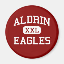 Aldrin - Eagles - Junior - Barstow Illinois Fridge Magnets