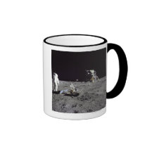 Aldrin Looks Back at Tranquillity Base Mug