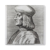 Aldus Manutius Fridge Magnet
