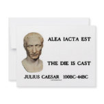 Alea Iacta Est - The Die Is Cast invitations