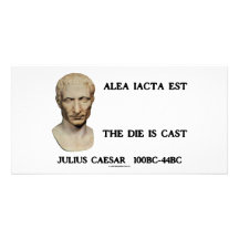 Alea Iacta Est - The Die Is Cast Picture Card