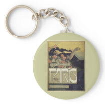 Aleardo Villa ~ Paris Art Nouveau Key Chain