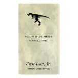 Alectrosaurus Dinosaur Smoke Business Cards