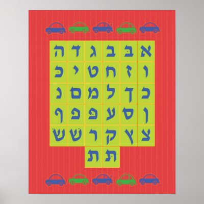 Alef Beis Poster by eydesigns