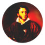 Aleksandr Pushkin Round Stickers