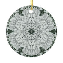 Alencon Bridal Lace Ornament