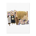 Aleph Tav / Alpha Omega Postcard