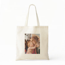 Alessandro Botticelli's The Virgin and Child Canvas Bags