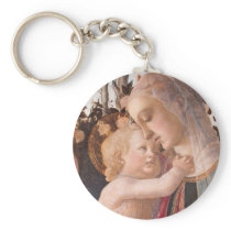Alessandro Botticelli's The Virgin and Child Keychains