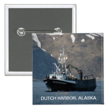 Aleutian Spray, Crab Boat in Dutch Harbour, AK Pins