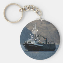 Aleutian Spray, Crab Boat in Dutch Harbour, AK Key Chains