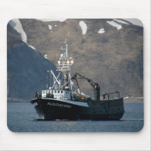Aleutian Spray, Crab Boat in Dutch Harbour, AK Mouse Pads