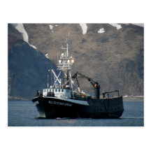 Aleutian Spray, Crab Boat in Dutch Harbour, AK Post Cards