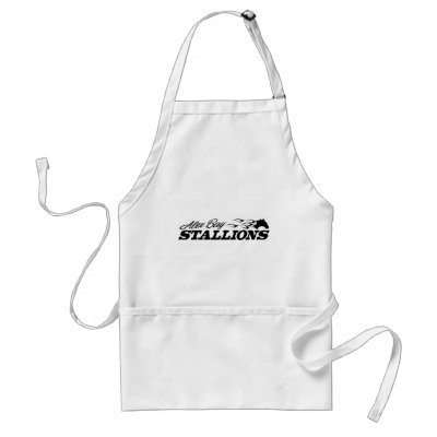 Alex Bay Stallions Logo Aprons by abaystallions
